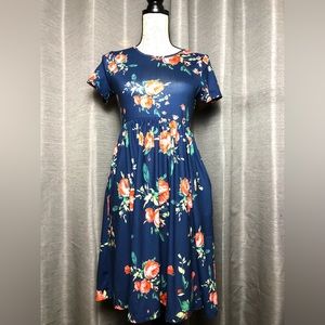 Womens Amazon floral print dress with pockets